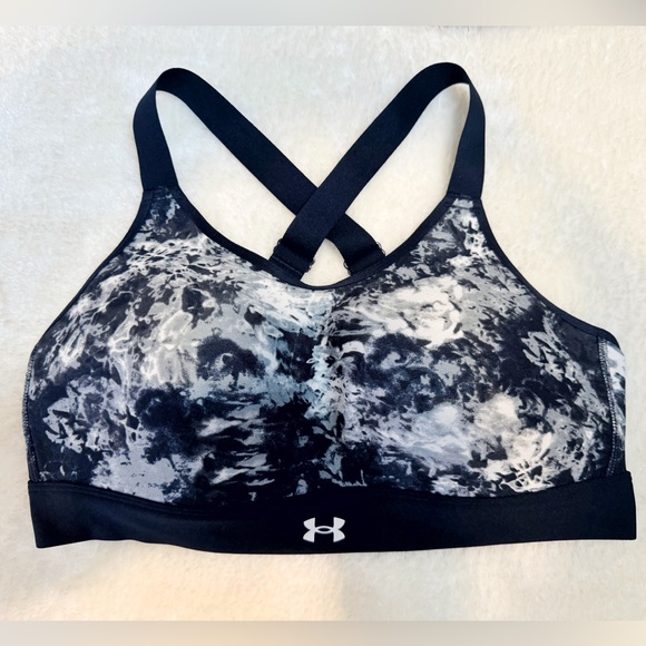 Under Armour Crossback Mid Impact Sports Bra - size Large - Picture 1 of 4